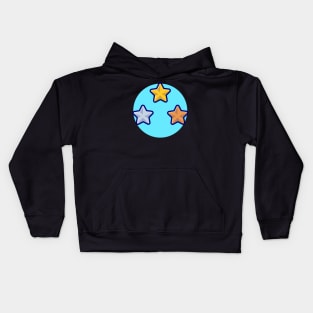 Star Collection Cartoon Vector Icon Illustration Kids Hoodie